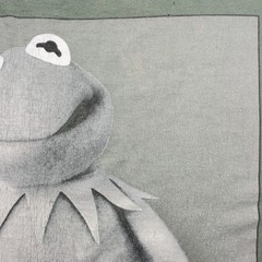 Vintage 90s Kermit Clein Under Where Shirt XL Changes Muppets Single Stitch USA