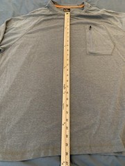 RIDGECUT TOUGHWEAR 2X-LARGE MEN’S LONG SLEEVE THERMAL GRAY POCKET