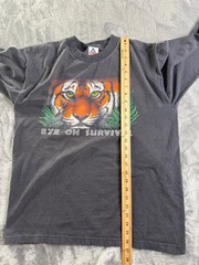 Alstyle Apparel & Activewear Eye On Survival Tiger Men’s T-Shirt L Black