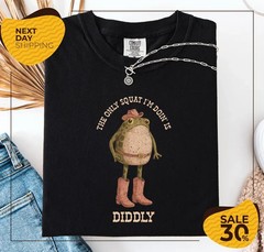 Funny Frog Cowboy Shirt The Only Squat I’m Doin Is Diddly Western Graphic Tee