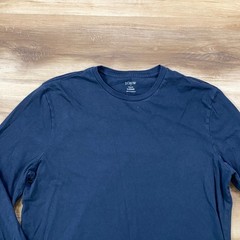 J.Crew T-Shirt Mens Large Minimalist Cotton Crewneck Navy Blue Heritage Casual