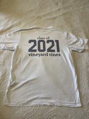 Vineyard Vines Men SS Pocket Crew Tee T-Shirt “Class Of 2021” EUC Size L