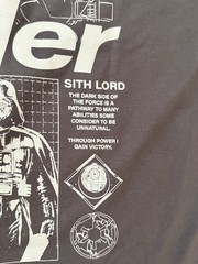 Star Wars Mad Engine Graphic Darth Vader Sleeveless T-shirt Dark Gray Small NWOT