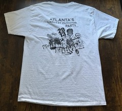 Atlanta Flashback Festival 2013 T Shirt Sz Large Music Concert Georgia Party Tee