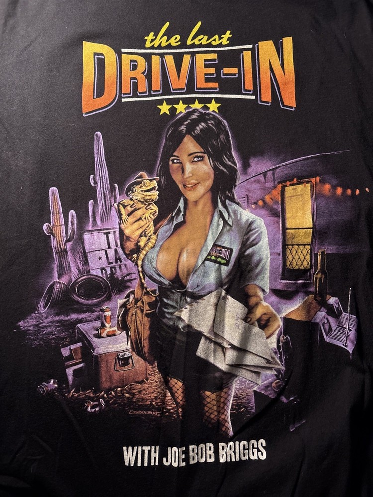 Joe Bob Briggs The Last Drive In Darcy Mail Girl Fright Rags 2XL XXL