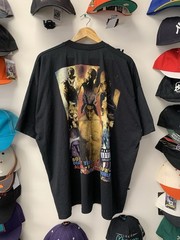 VTG Tupac * RARE* “In Memory Of 2PAC” 1996 Thug life memorial Rap Tee XL/2X