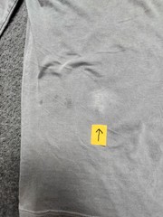AC/DC Long Sleeve Men’s Medium Crew Neck Grey Shirt Has Some Stains and Marks