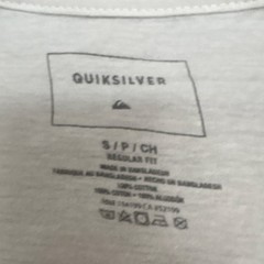 Quiksilver White Men’s Small Crew Neck Short Sleeve T-Shirt FREE SHIPPING