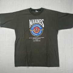 Vintage Marines T Shirt Usmc Philippines Olive T Shirt Green
