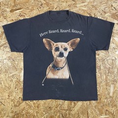 VTG 90s Taco Bell Here Lizard, Lizard, Lizard Black Single Stitch Shirt Size XL