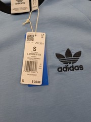 New Men’s Adidas Originals 3 Stripes Tee Shirt Size Small Mens Retro Vibe