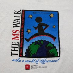 Vintage 1996 The MS Walk Multiple Sclerosis Society 50 Years T-Shirt USA – Large