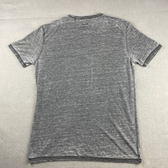 VTG Y2K Lucky Brand Venice Burnout Graphic T-Shirt Men’s M Gray Skull Poker Card