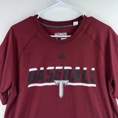 Adidas Ultimate Tee Troy University Baseball Men’s Large Training Dry Fit Tshirt