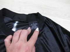 Vintage Y2K No Boundaries AOP Sheer Satin T Shirt Men’s (L) Car Cobra Lightening
