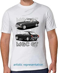 MGC MG C – GT & Sebring Art T Shirts – Lots of colours & Choice