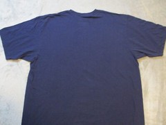 Vintage Adidas Shirt Mens XL Blue Yellow Triangle Logo Three Stipe Spell Out