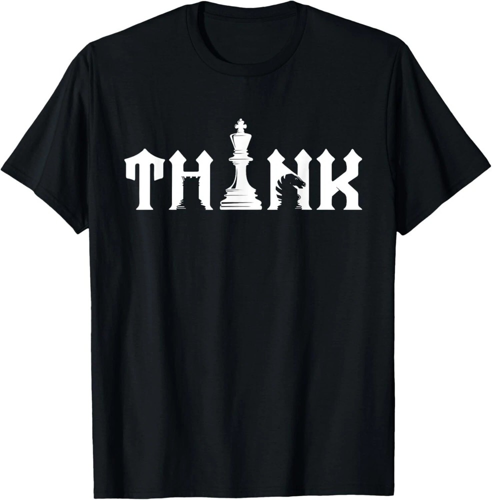Think Retro Vintage Chess Pieces Player Gift Chess Lover Gift Unisex Size S-3XL