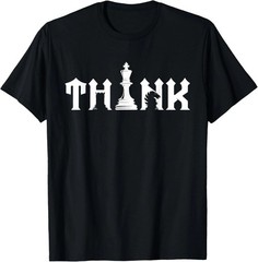 Think Retro Vintage Chess Pieces Player Gift Chess Lover Gift Unisex Size S-3XL