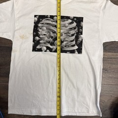 Vintage M.C. Escher Bond Of Union Art Graphic T-Shirt Size Large See Photos