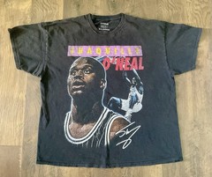 Shaquille O’Neal GOAT Crew Black Double Sided Graphic T Shirt, Size XL