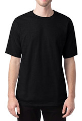 Lot of 3 Hanes Beefy T-shirts Mens Large Tall LT Long length Red Blue Black