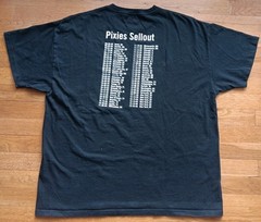 Vintage Pixies SellOut Sell Out 2004 Reunion Tour T-Shirt – Black, XL – SEE PICS