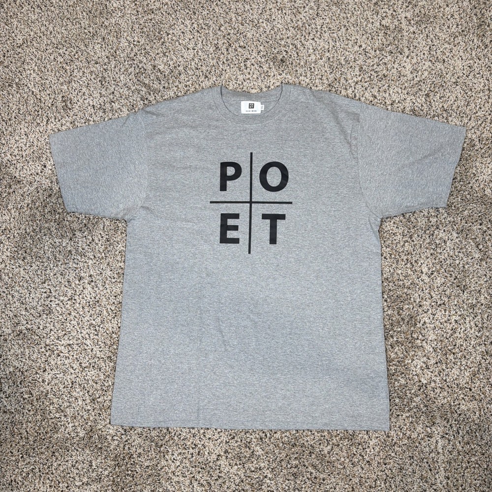 Poet We All Have A Story To Tell – Retro Old School T shirt XXL