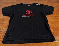 Craft Spartan Race T-Shirt Men’s Large Black Finisher Unbreakable