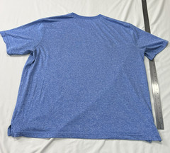 Duluth Trading Co Shirt Mens 2XL XXL Blue Stretch Breathable Tee Logo EUC