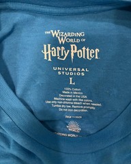 Universal Studios Weasley’s Wizard Wheezes Blue Harry Potter T-Shirt Size Large