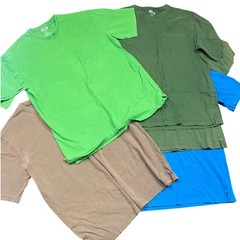 Lot of 5 Duluth Trading Co Mens Large Longtail T-Shirts Pocket Cotton Crew Neck