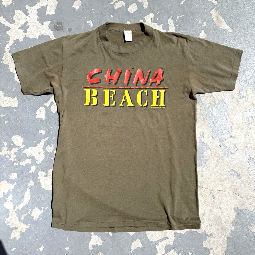 Vintage 1987 China Beach Tv Series Promo Tee