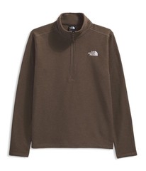 The North Face Cap Rock Textured 1/4 Zip Pullover Midweight Fleece Jacket Smokey