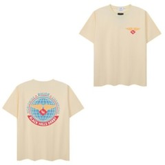 51STYLE RHUDE High Quality Men 100% Cotton Charm Short Sleeve Polo T-Shirt M-2XL