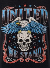 Way To Celebrate Men’s Sleeveless Black United We Stand Shirt Size Large NWT