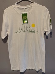 Unisex Size M- Bella Canvas- John Deere Tshirt With Skyline- White/Green