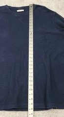 Goodthreads Henley Pullover Shirt Men’s XXLT Blue Long Sleeve Thermal Cotton