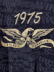 Avirex Classics Golden Eagle Tee 1975 AOP Streetwear Hip Hop Men’s Sz XL T Shirt