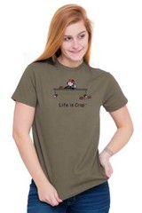 Life is Crap Funny Hangover Cure Adult Gift Adult Short Sleeve Crewneck Tee