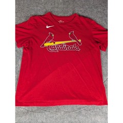 Nike Men St Louis Cardinals Nolan Arenado 28 MLB Player T-Shirt Red Short Sleeve