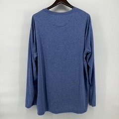 Duluth Trading Co T Shirt Mens 2XL Heather Blue Graphic Long Sleeve Tee Heritage