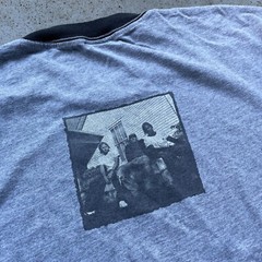 Rare Vintage DC Talk Promo T-Shirt Ringer Gray Men’s Large Christian Rap Hip-Hop