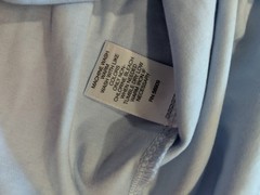 Murano Liquid Luxury Men’s T-Shirt in light blue Sz Lg Cotton Crew Neck