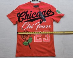 ETERNITY BC/AD Men’s Apparel Chicago Chi-Town Red T-Shirt – Size: Medium