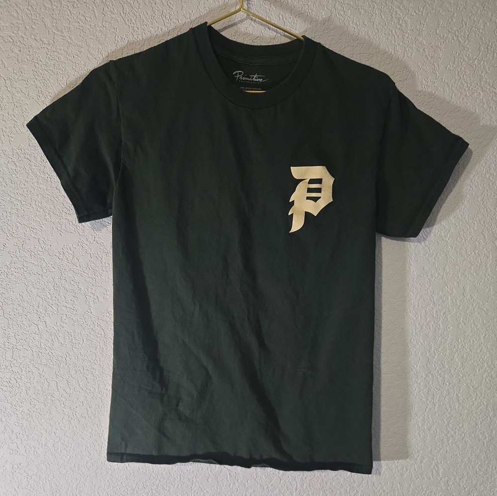 Primitive Dirty P Core T‑Shirt Men’s S Green Graphic Skate Tee