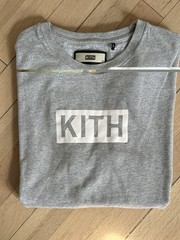 RARE 2017 KITH CLASSIC BOX LOGO GRAY/WHITE MEN’S T-SHIRT SZ M MEDIUM