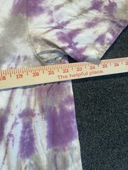 Hand Dyed Tie Dye Short Sleeve Shirt XL. Unisex For Men And Women. 100% Cotton.