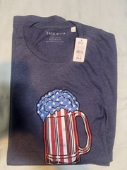 True Nation Beer American Flag Graphic tee DXL- 6XLT NWT