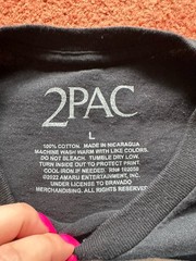 Tupac Shakur Graphic T-Shirt Adult L Large Casual Rap Hip Hop Trust Nobody